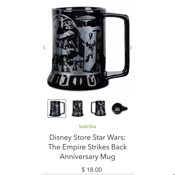 Disney Star Wars Empire Strikes Back 40th Anniversary Mugs - Picture 13 of 14